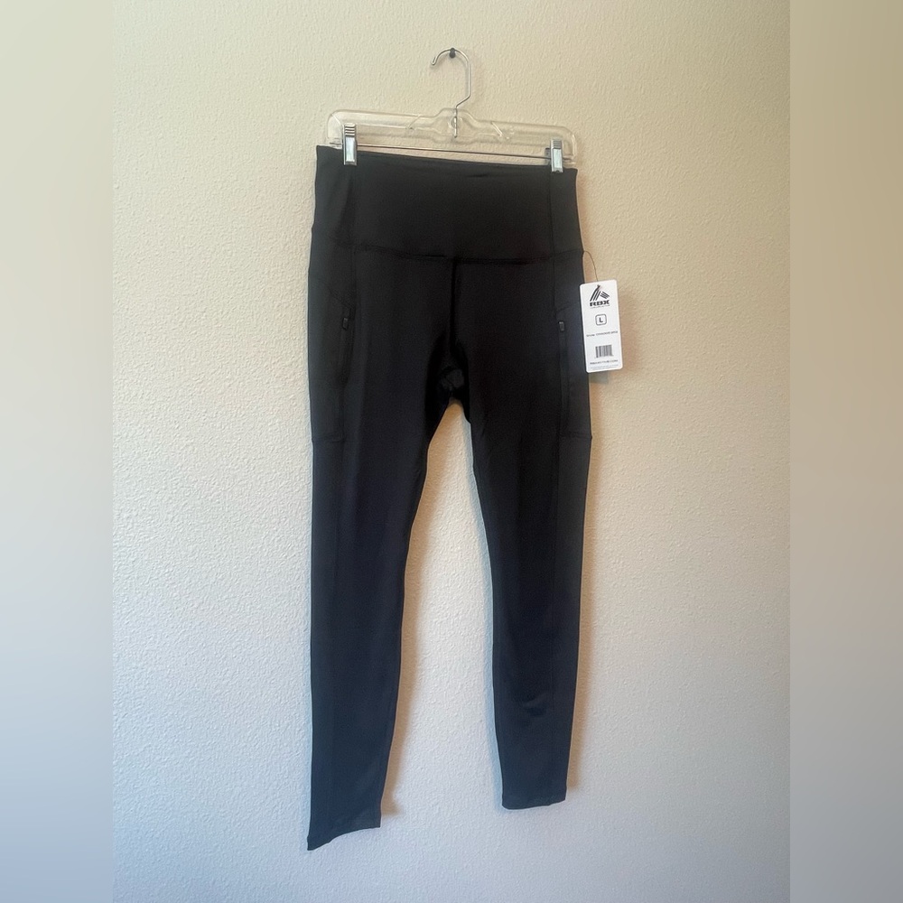 RBX Active Fitted Workout Leggings Large NWT